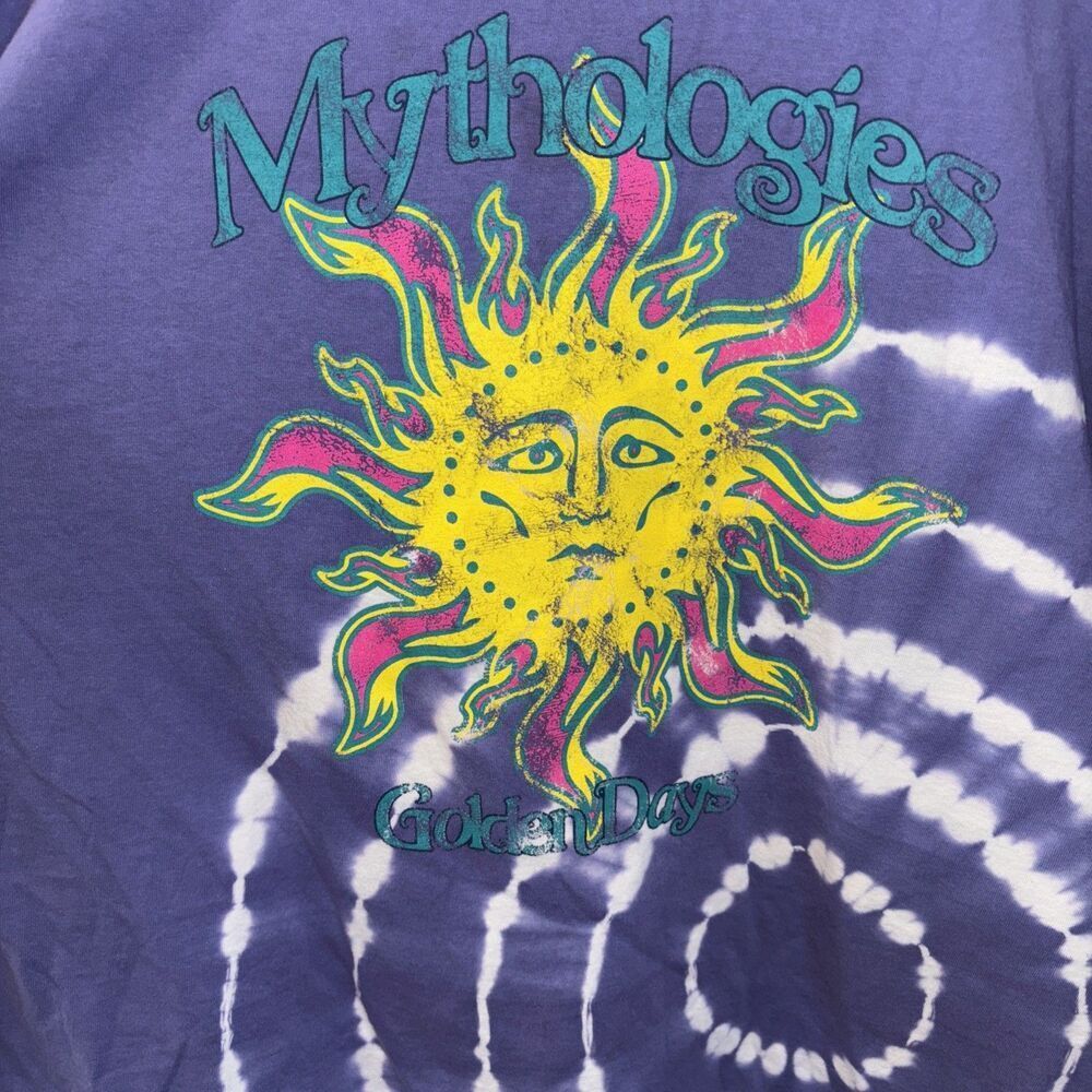 BDG Urban Outfitters T Shirt Oversized L XL Mythologies Tie Dye Purple Women - Picture 3 of 16